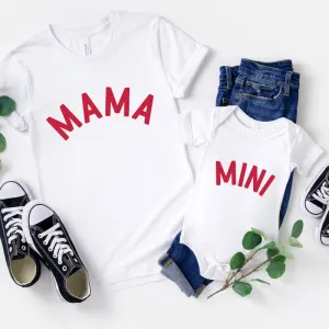 Mama & Mini Classic Matching White/Red T-Shirt & Bodysuit maternity leggings online