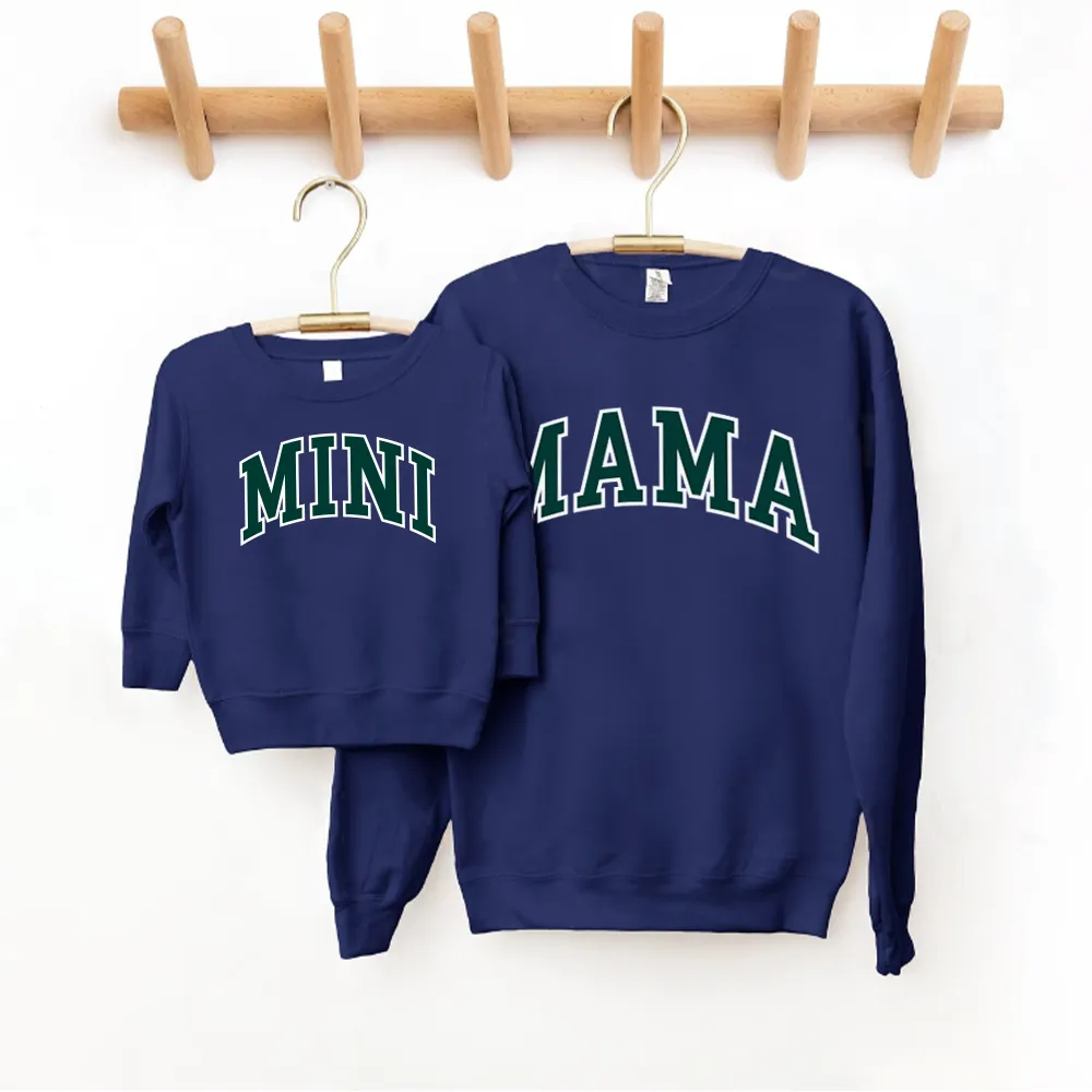 Mama & Mini Essential Varsity Matching Sweatshirts postpartum clothes sale