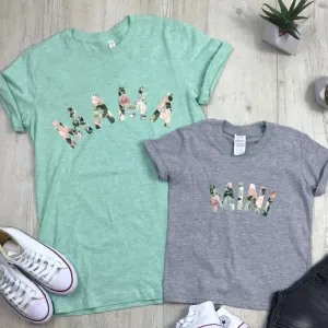 Mama & Mini Floral Matching T-Shirts maternity leggings online