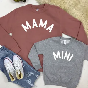 Mama & Mini Mum & Kid Matching Sweatshirts (MRK X) maternity wear outlet
