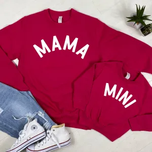 Mama & Mini Mum & Kid Matching Sweatshirts (MRK X) maternity wear outlet