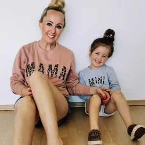 Mama & Mini Mum & Kid Matching Sweatshirts discount mum dresses