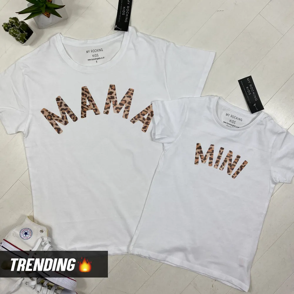 Mama & Mini Mum & Kid Matching T-Shirts White (MRK X) maternity leggings online