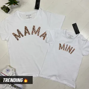Mama & Mini Mum & Kid Matching T-Shirts White (MRK X) maternity leggings online