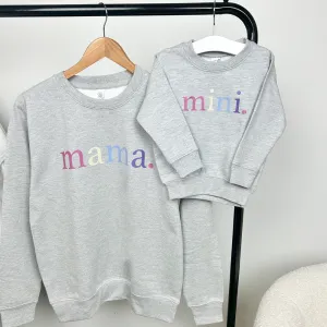 Mama & Mini Pastel Heather Grey Sweatshirts nursing tops best deals