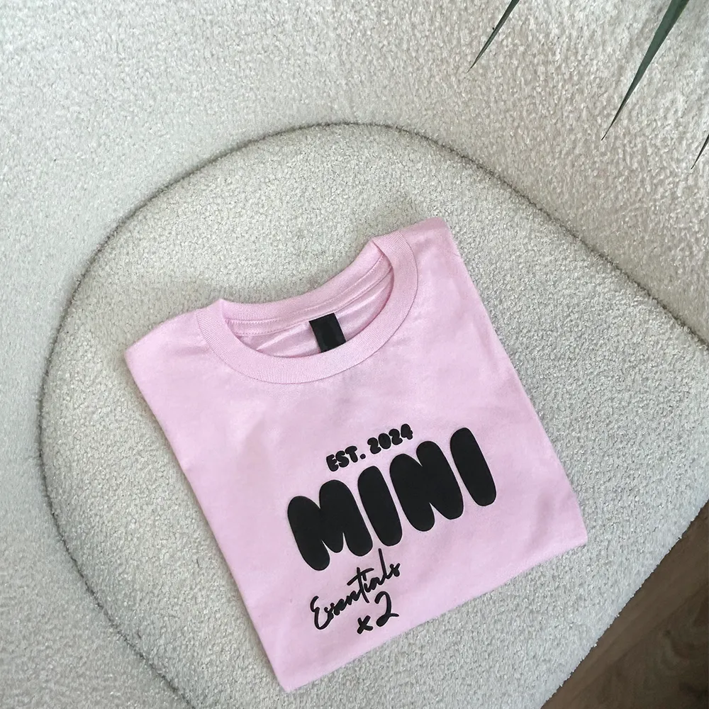 Mama & Mini Puffy Graphic T-Shirts