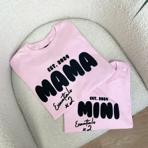 Mama & Mini Puffy Graphic T-Shirts nursing tops best deals