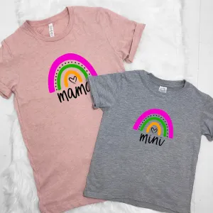 Mama & Mini Rainbow Matching Tees (MRK X) maternity leggings online