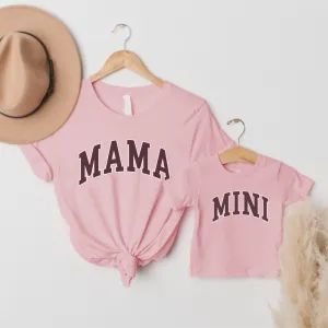 Mama & Mini Spring Varsity Matching Spirit T-Shirts pregnancy jeans best price