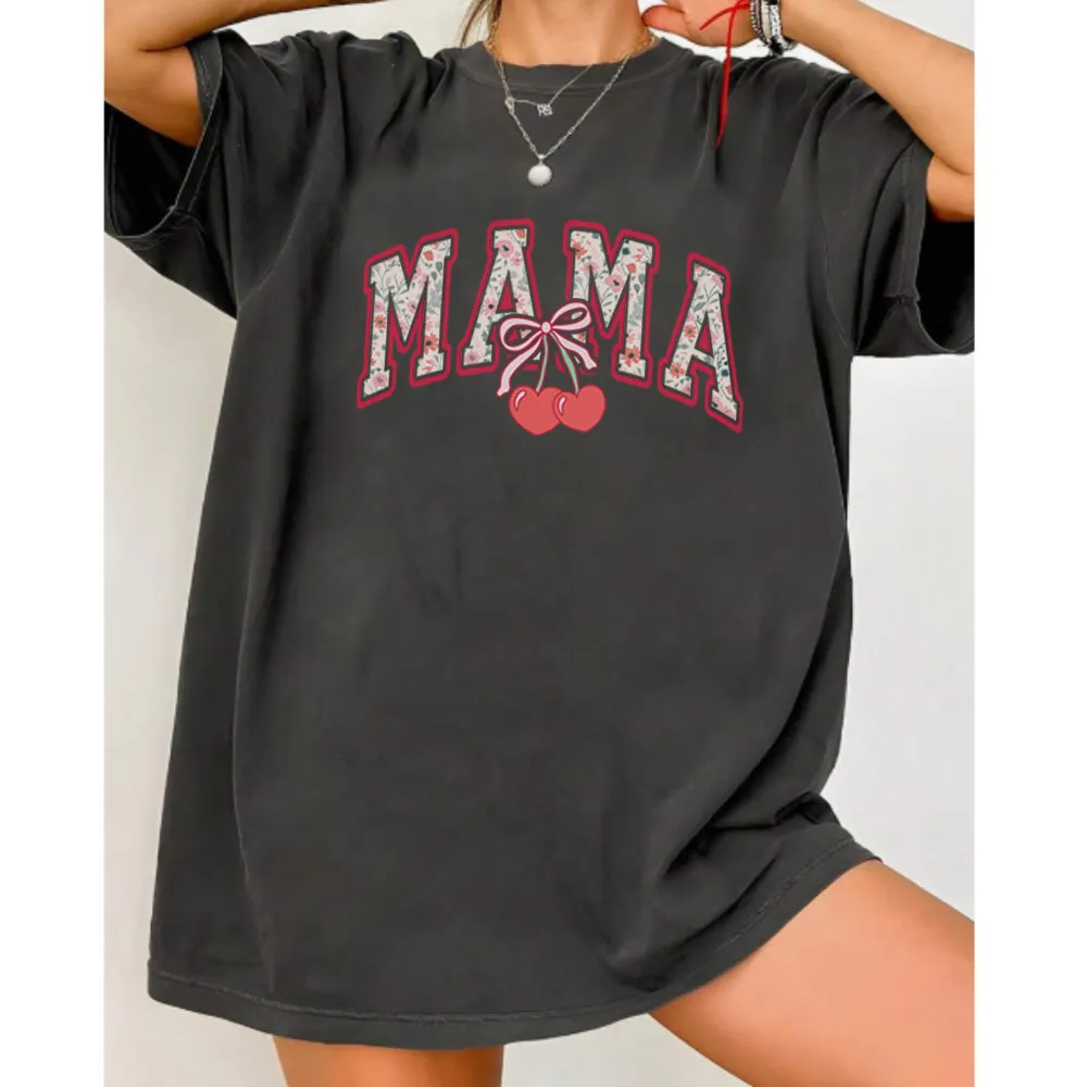 Mama Cherry Coquette Oversized Spirit T-Shirt