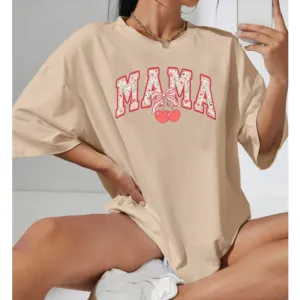 Mama Cherry Coquette Oversized Spirit T-Shirt maternity dresses promo
