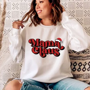 Mama Claus Sweatshirt (MRK X) mum jeans promo