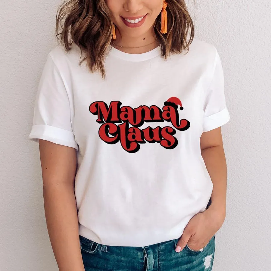 Mama Claus T-Shirt (MRK X) mum jeans promo