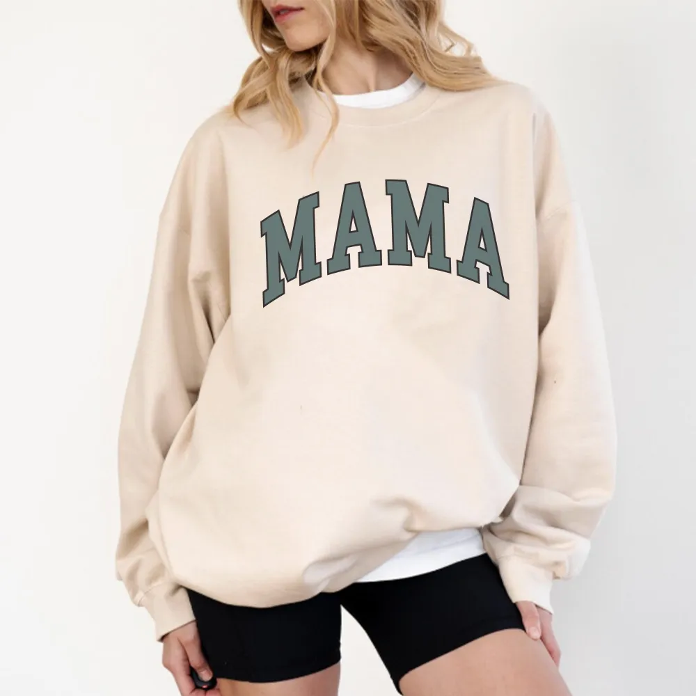 Mama Core Varsity Neutrals Women's Sweatshirt