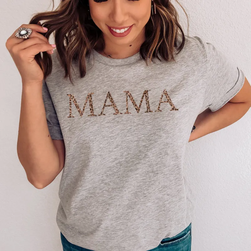 Mama Empire Leopard Print T-Shirt (MRK X)