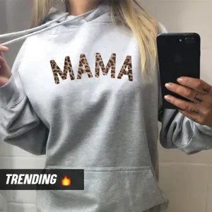 Mama Leopard Hoodie 00 (MRK X) mum jeans promo