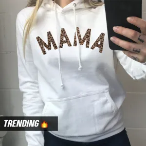 Mama Leopard Hoodie 00 (MRK X) mum jeans promo
