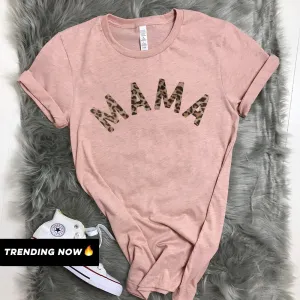 Mama Leopard Summer T-Shirts (MRK X) mum blouses clearance