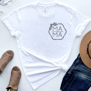 Mama Mini Logo Animal Print T-Shirt mum blouses clearance