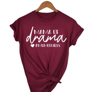 Mama Of Drama T-Shirt (MRK X) mum blouses clearance