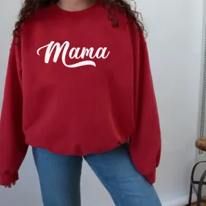 Mama Retro Graphic Sweatshirt mum jeans promo