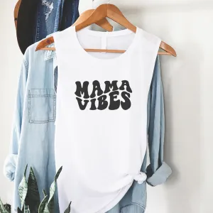 Mama Vibes Muscle Tank maternity dresses promo