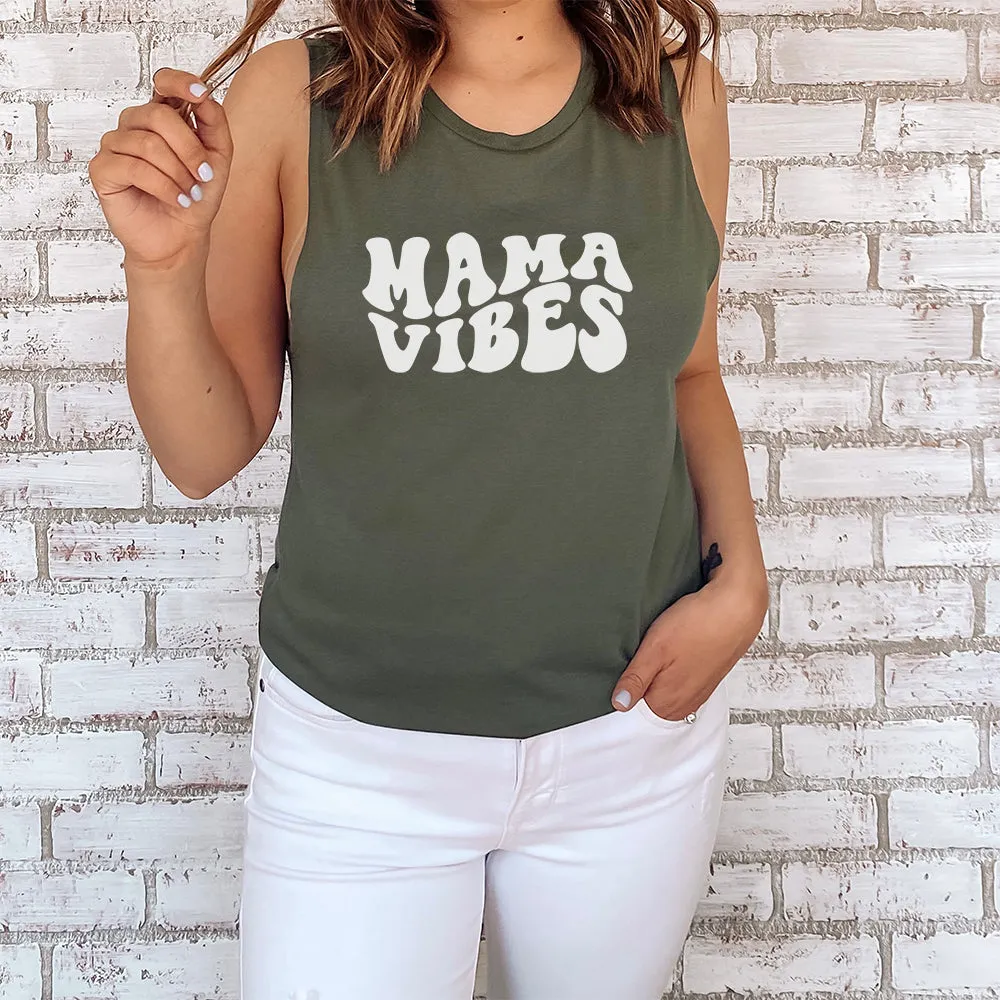 Mama Vibes Muscle Tank maternity dresses promo
