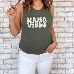 Mama Vibes Muscle Tank maternity dresses promo