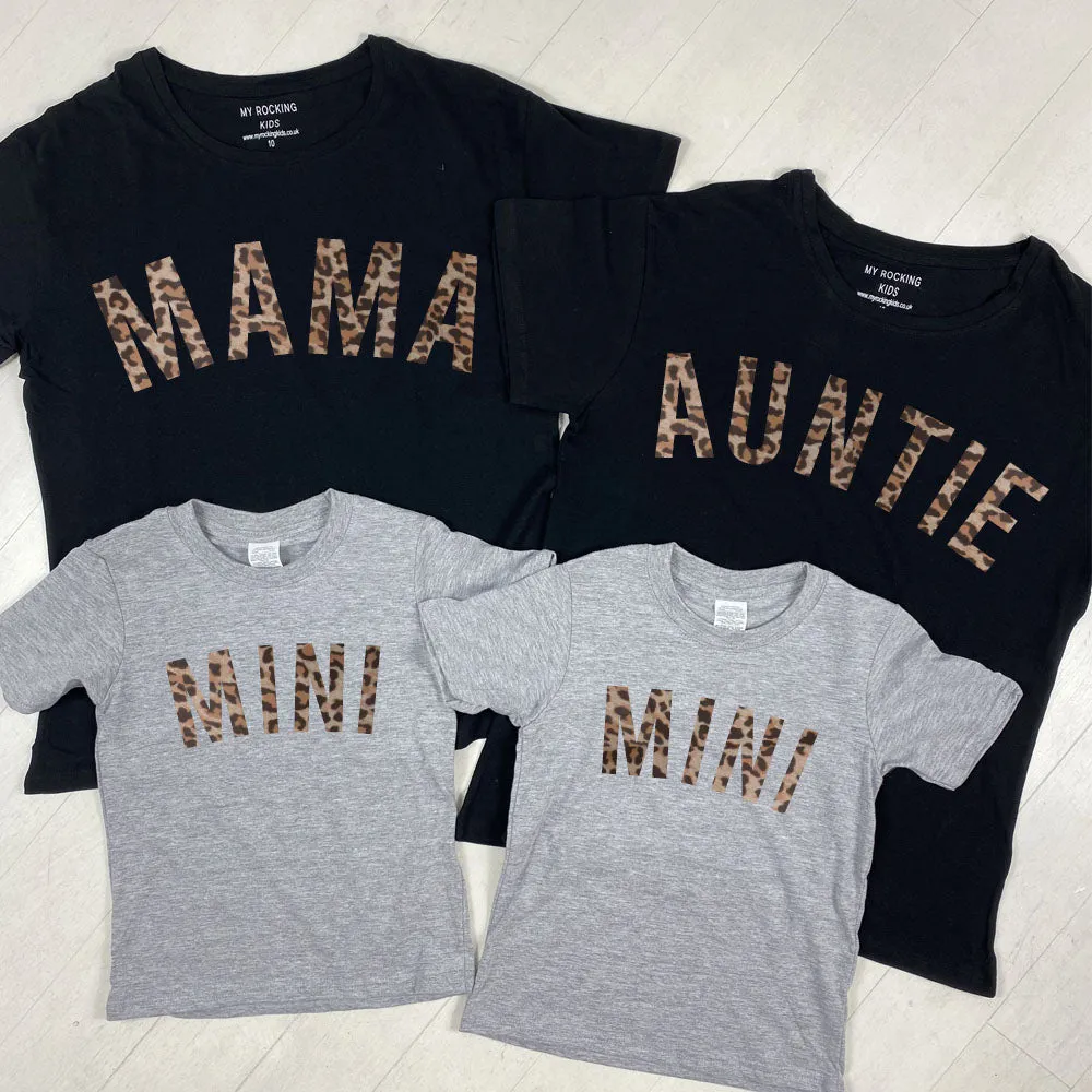 Mama/Auntie & Mini Matching T-Shirts (MRK X) mum blouses clearance