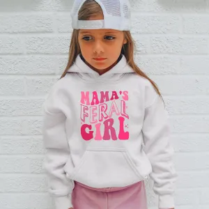 Mama's Feral Girl Hoodie girls skirts clearance