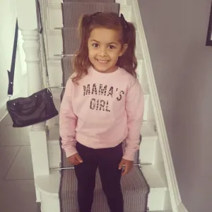 Mama's Girl Leopard Sweatshirt (MRK X) girls pajamas promo
