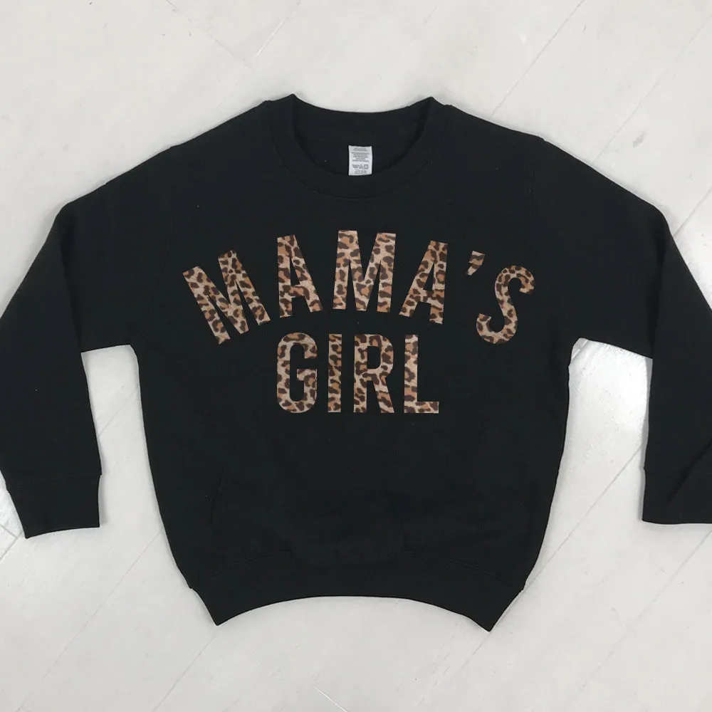 Mama's Girl Leopard Sweatshirts (MRK X) girls skirts clearance