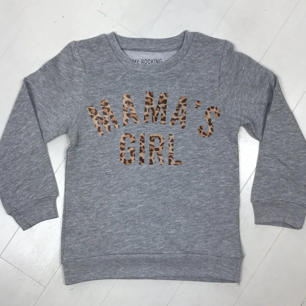 Mama's Girl Leopard Sweatshirts (MRK X)