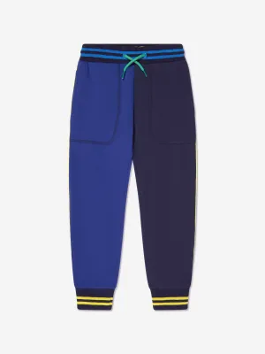 MARC JACOBS Boys Zweifarbige Jogginghose in Marineblau