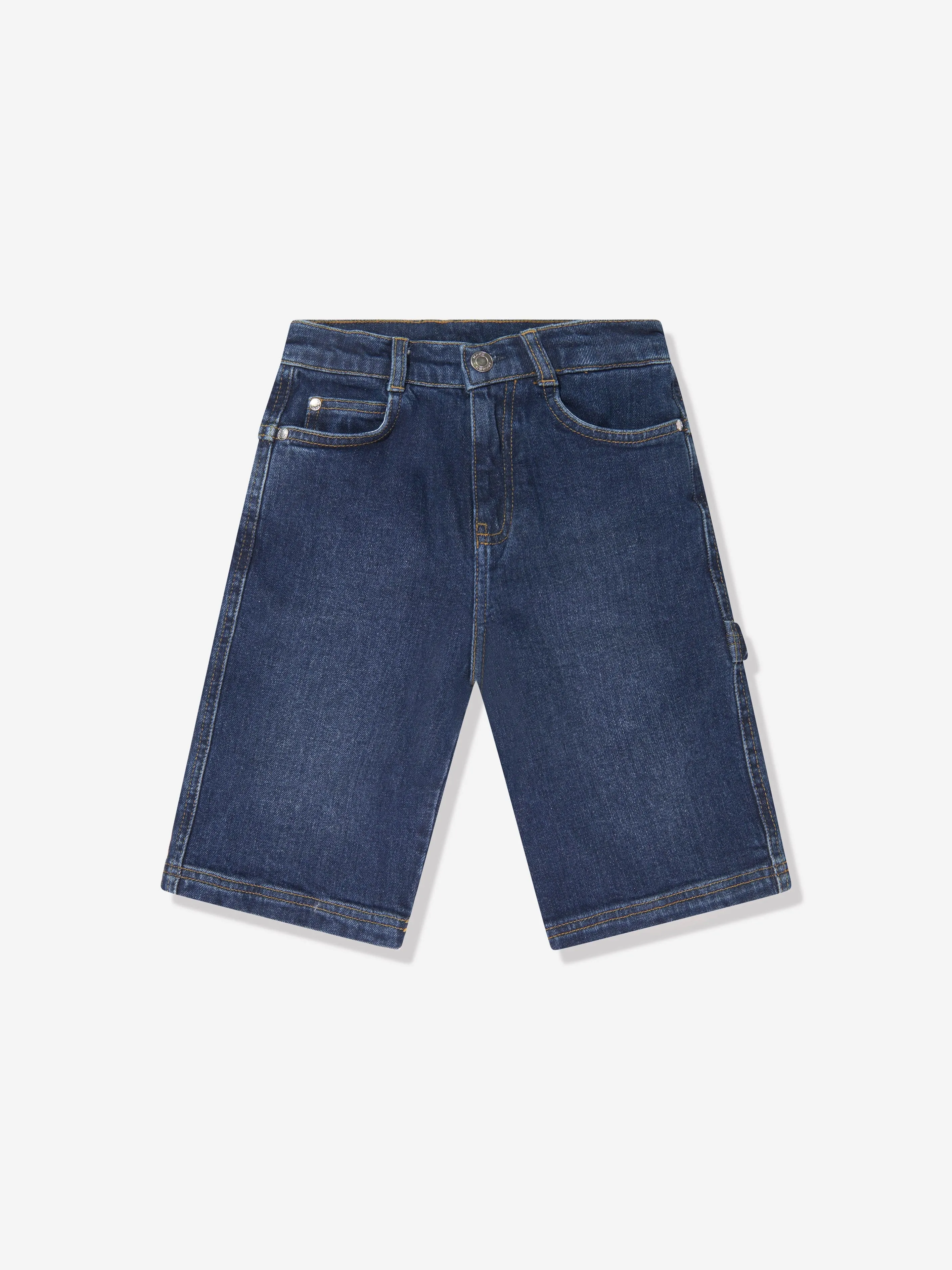 MARC JACOBS Boys Denim Bermuda Shorts in Blau