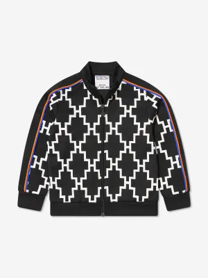 Marcelo Burlon Jungen Querpaspelierung Reißverschluss-Sweatshirt