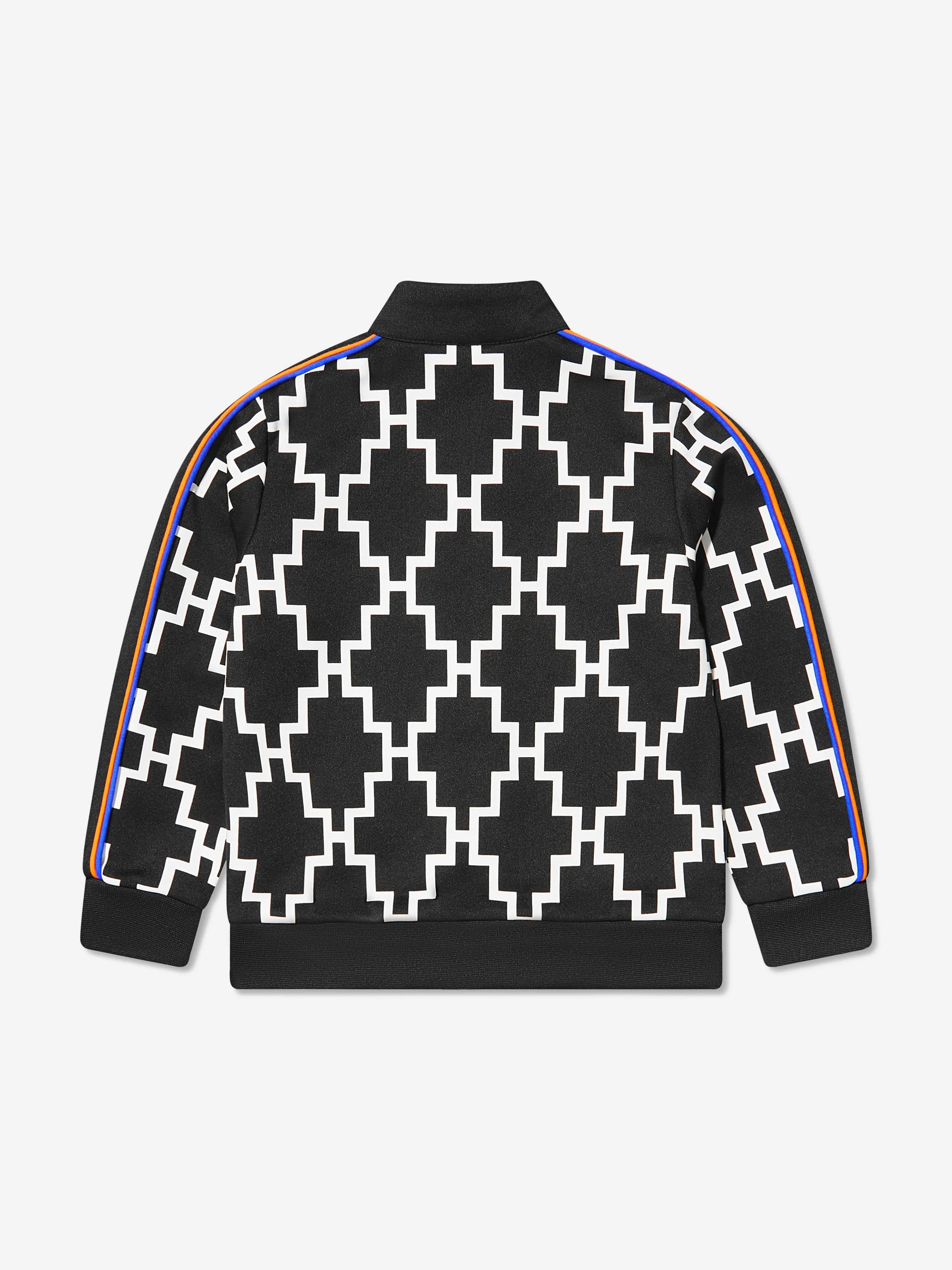 Marcelo Burlon Jungen Querpaspelierung Reißverschluss-Sweatshirt