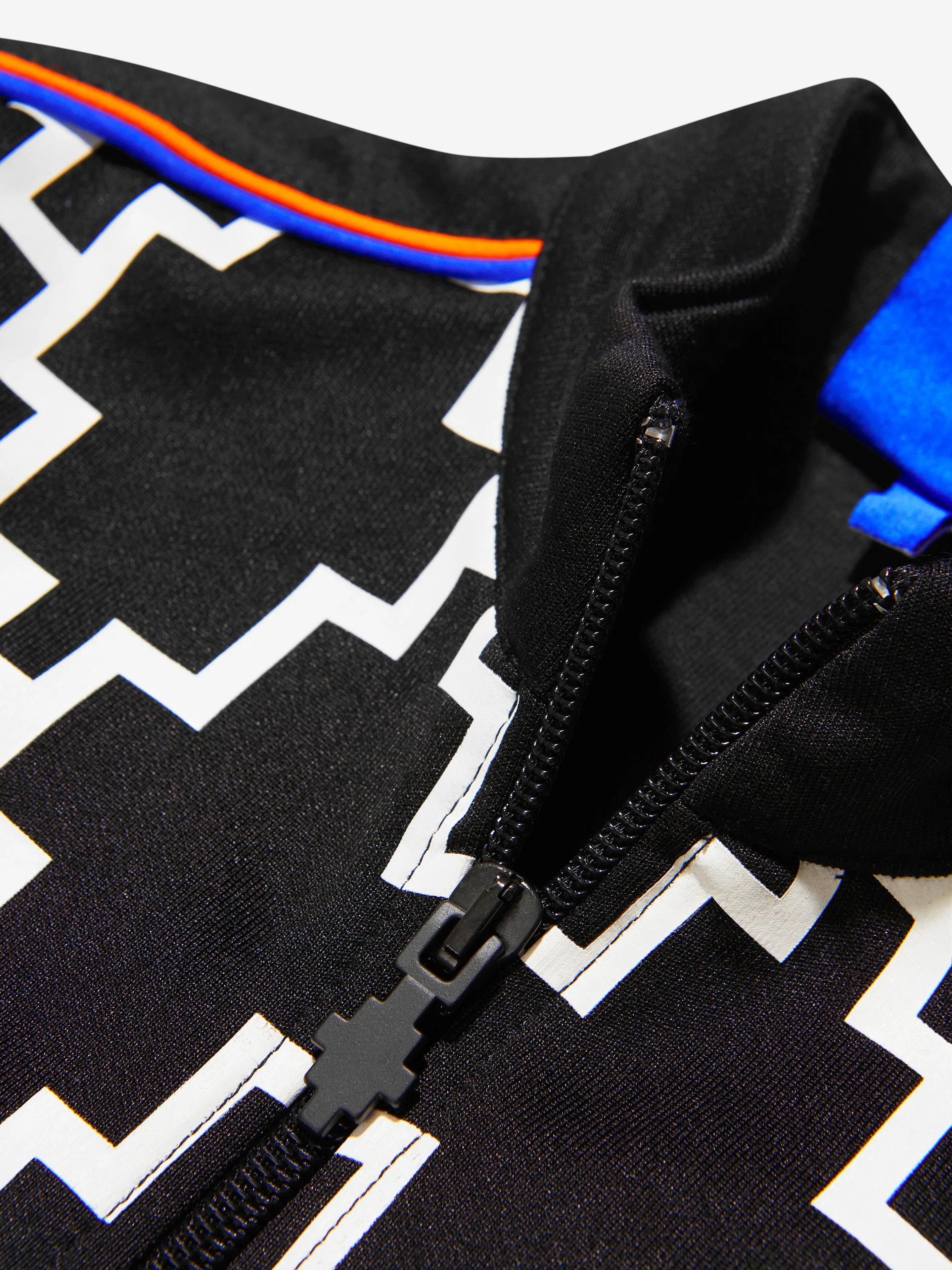Marcelo Burlon Jungen Querpaspelierung Reißverschluss-Sweatshirt