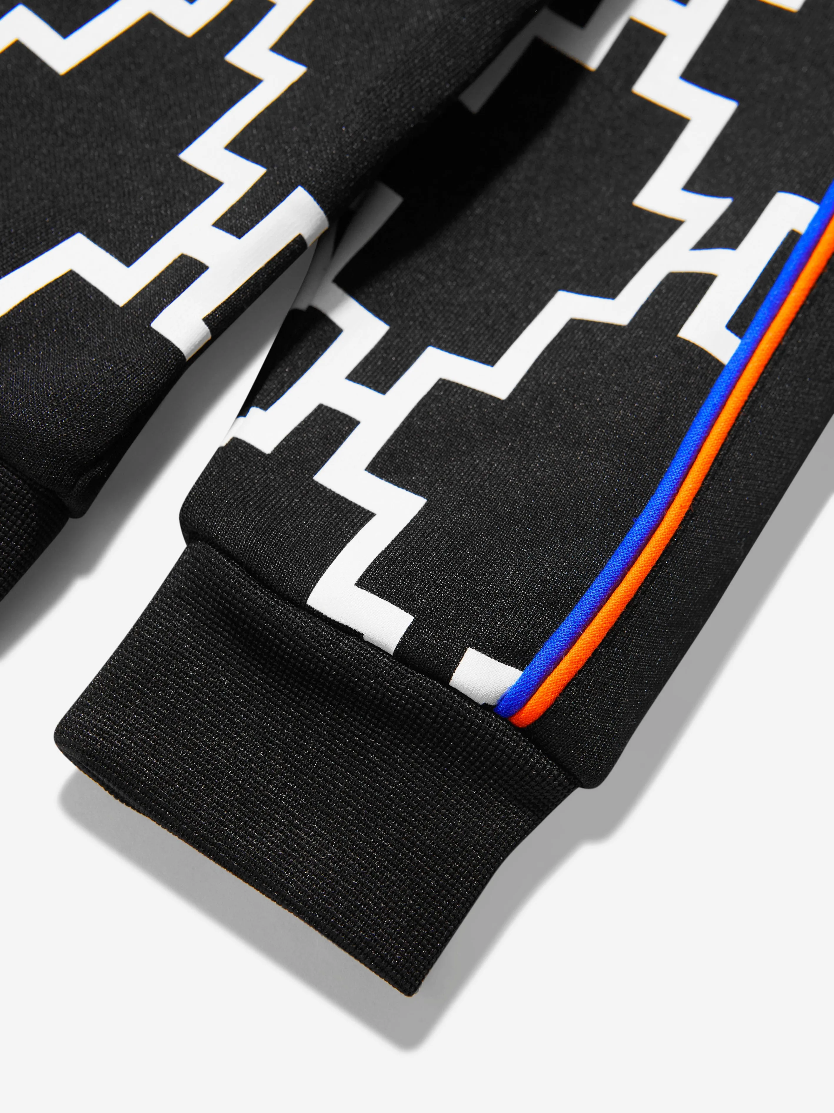 Marcelo Burlon Jungen Querpaspelierung Reißverschluss-Sweatshirt