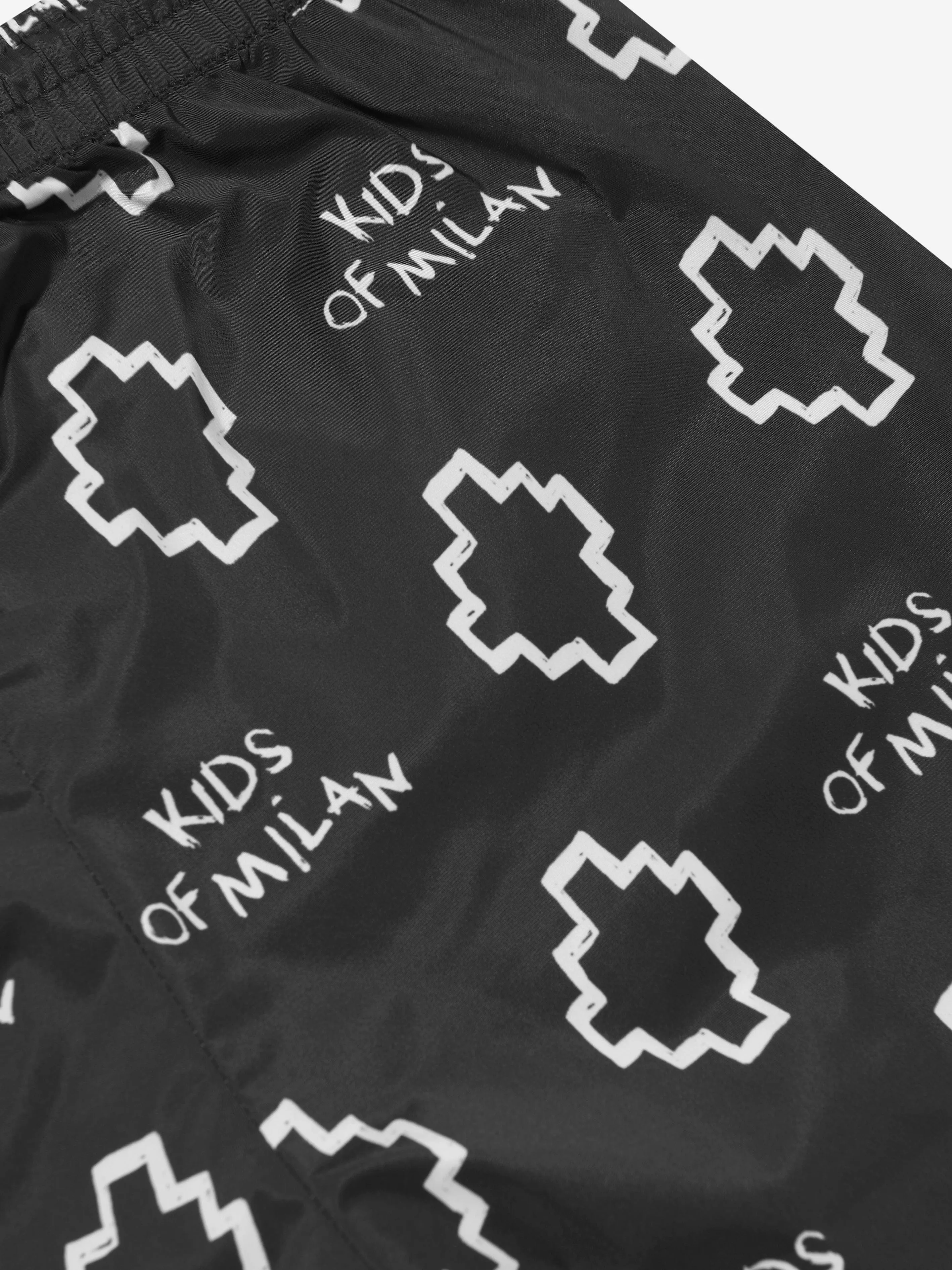 Marcelo Burlon Bademeister-Shorts mit Logo-Print