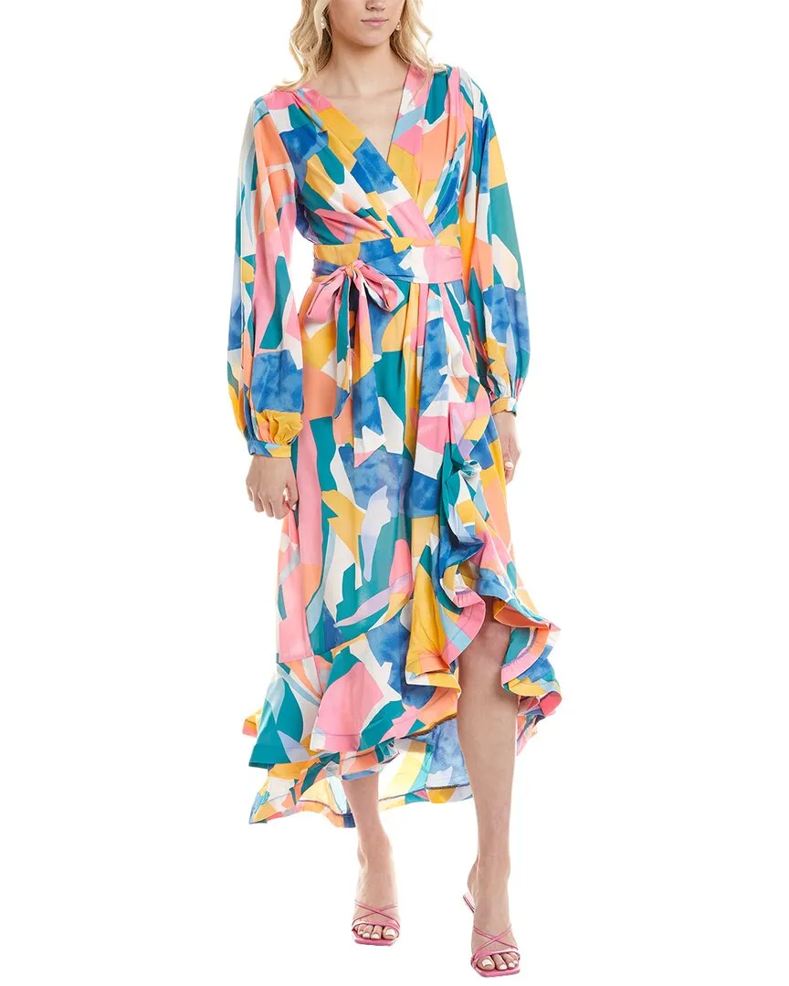 MARION Ruffle Wrap Dress