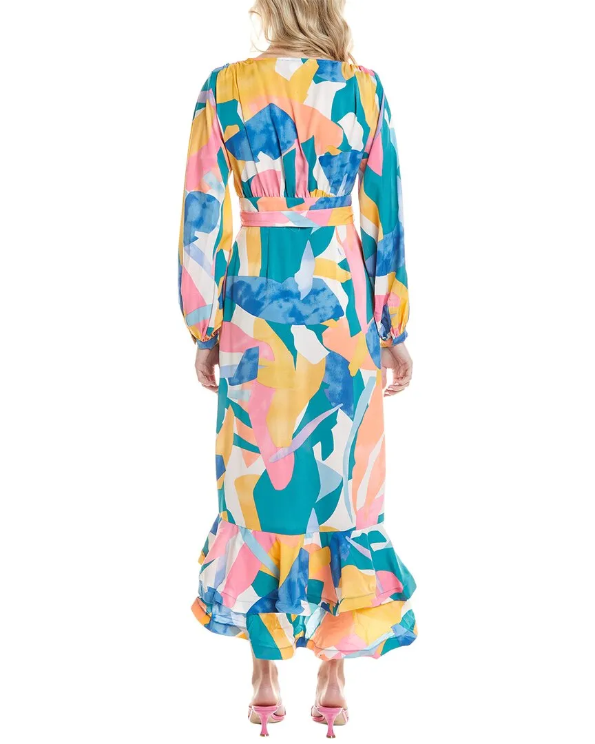 MARION Ruffle Wrap Dress