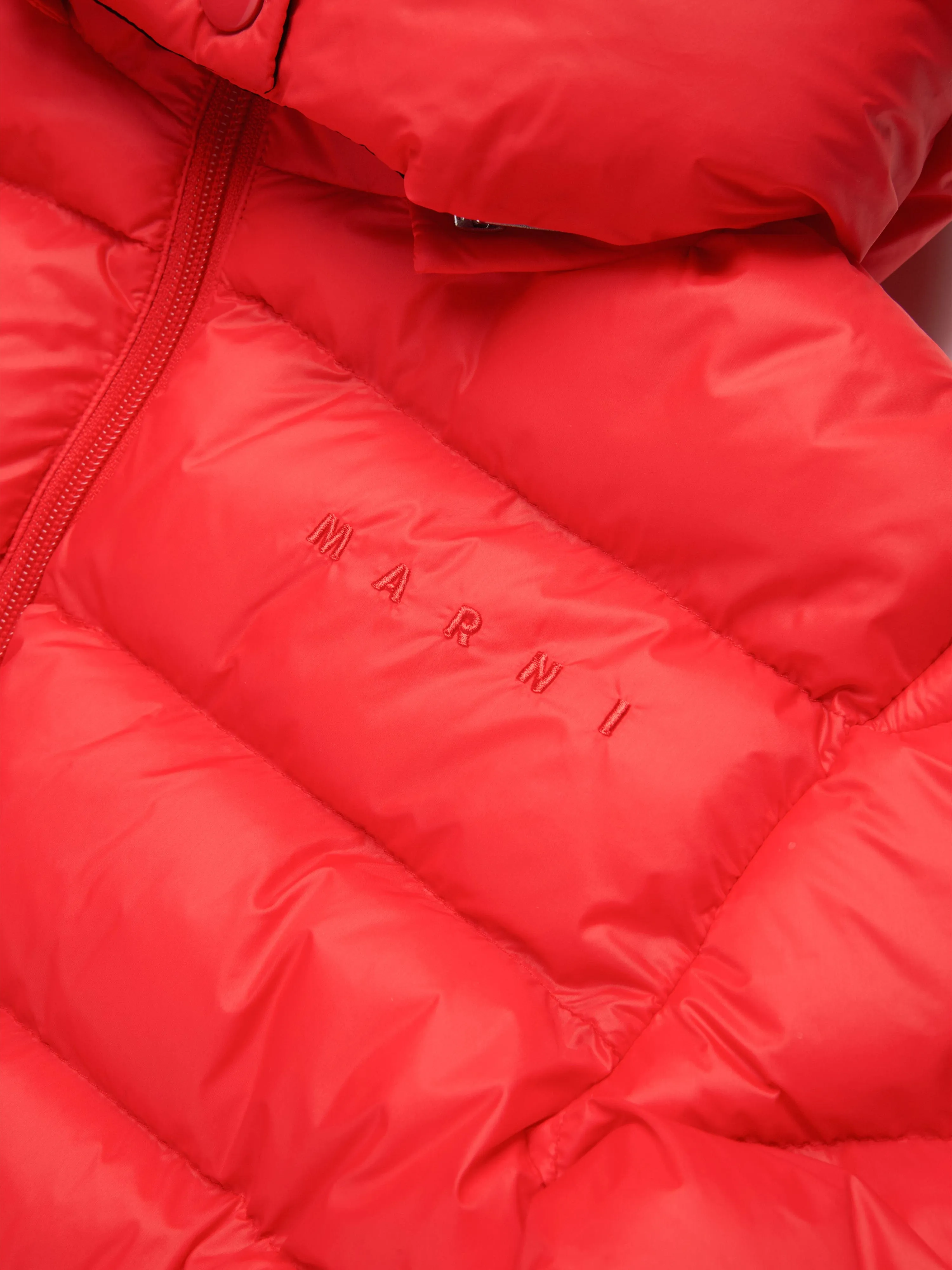 MARNI Kids Daunenjacke in Rot