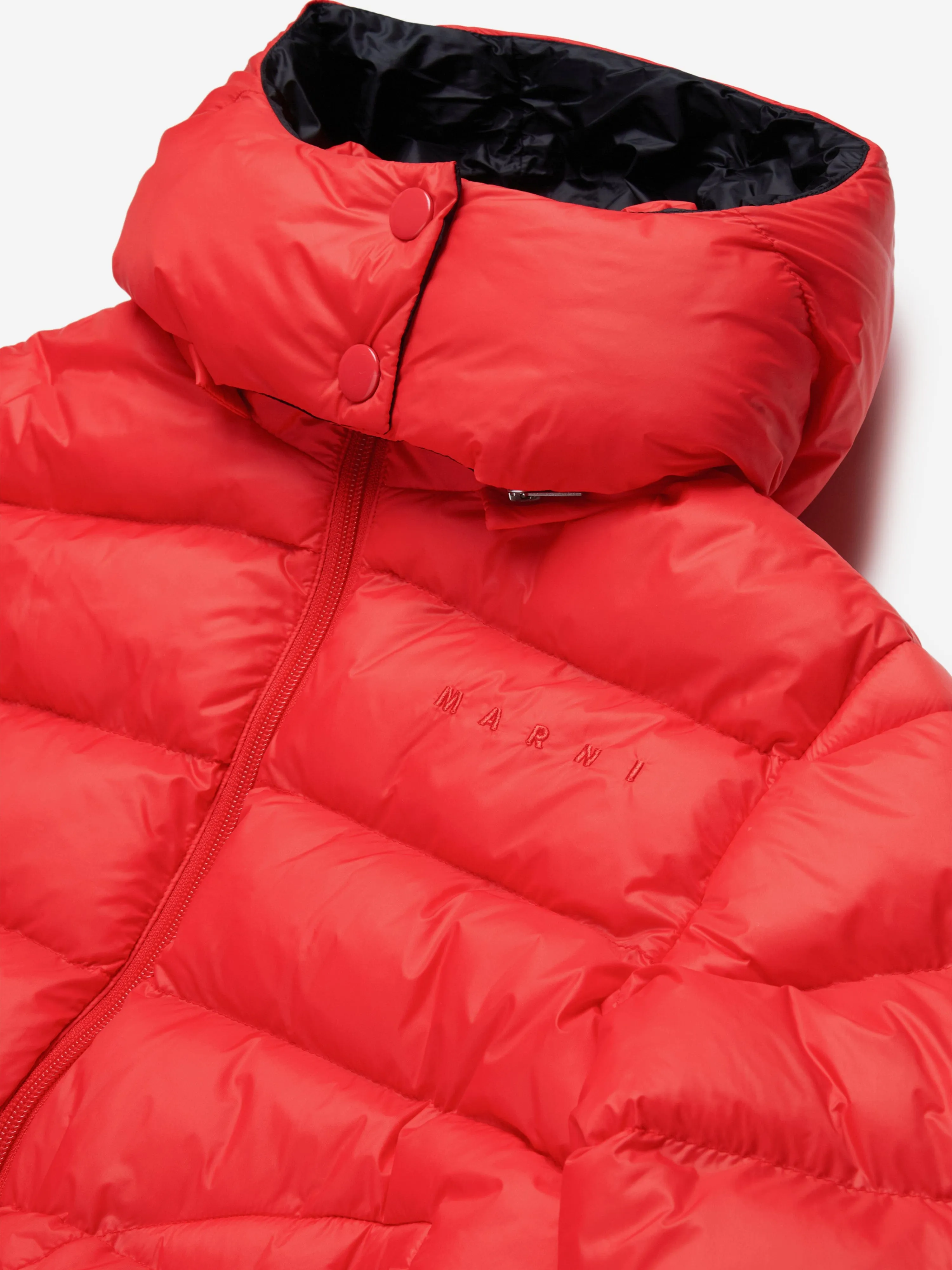 MARNI Kids Daunenjacke in Rot