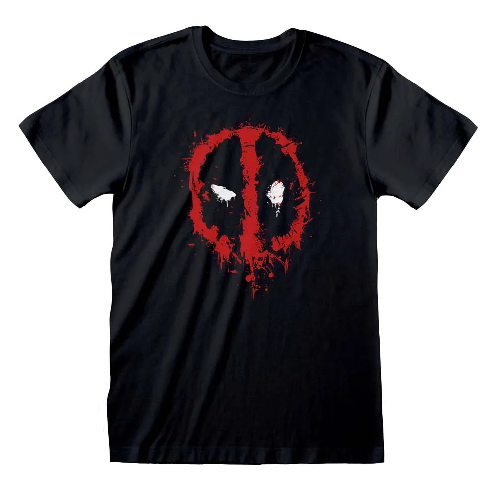 Marvel Deadpool Splat T-Shirt dad bod shirts discount
