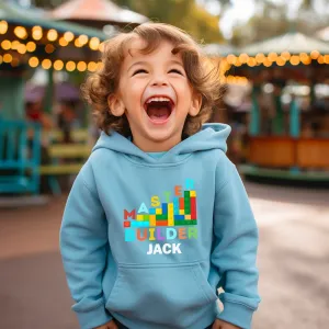 Master Builder Personalised Bricks Hoodie girls skirts clearance