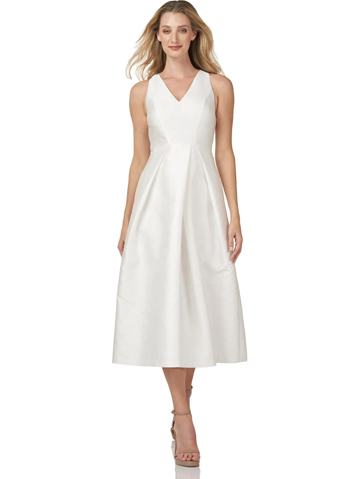 Maxime Womens V Neck Maxi Evening Dress