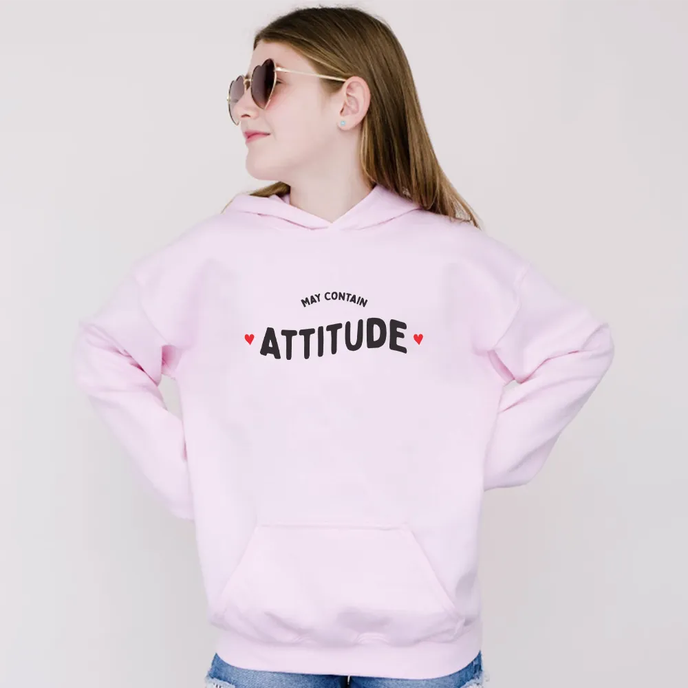 May Contain Attitude Kids Hoodie girls skirts clearance
