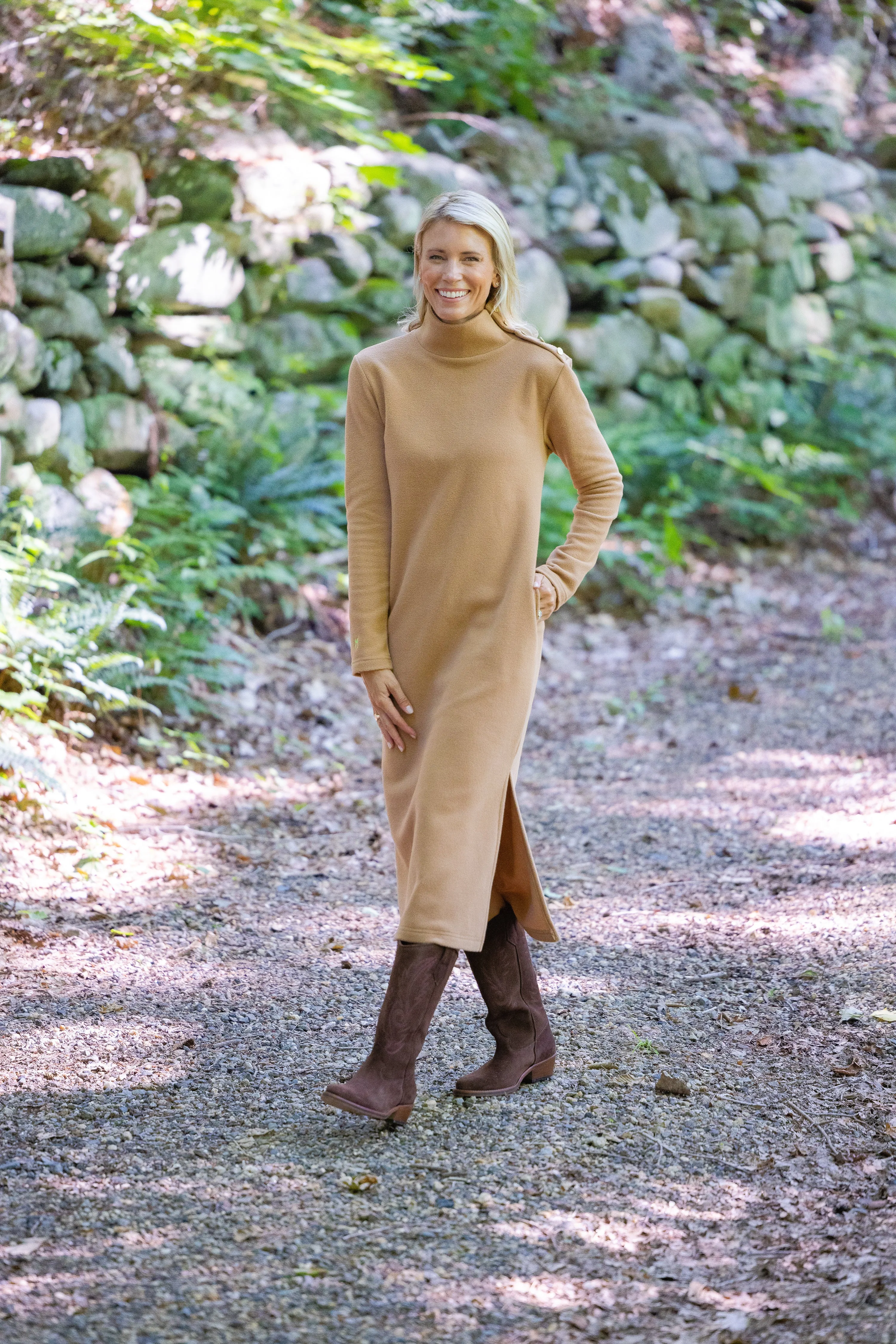 Meadow Maxi Dress in Vello Fleece