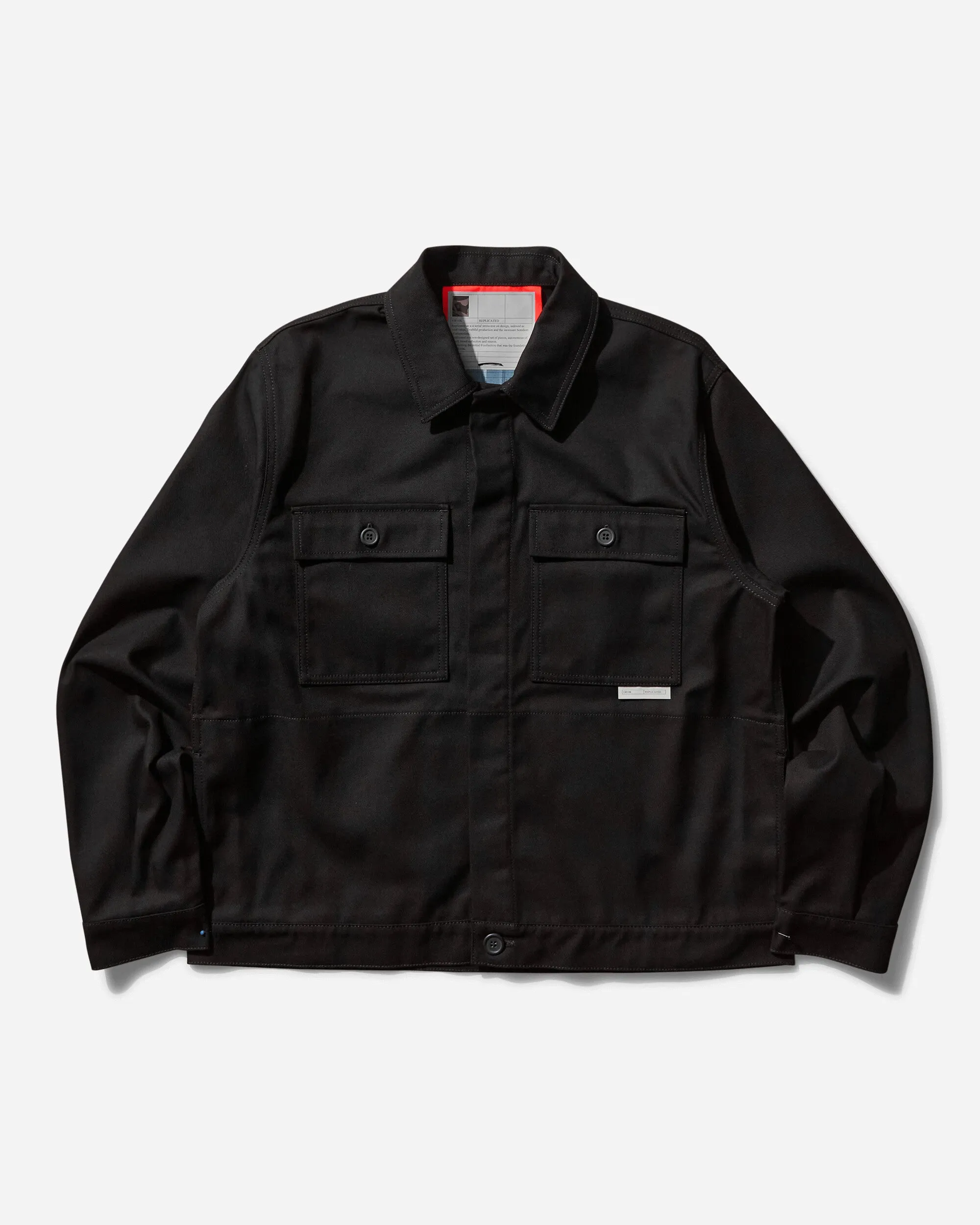 Herren 40000 Replizierte Kurze Jacke Schwarz